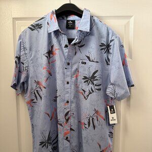 Rip Curl - Button Down short sleeve shirt - light blue